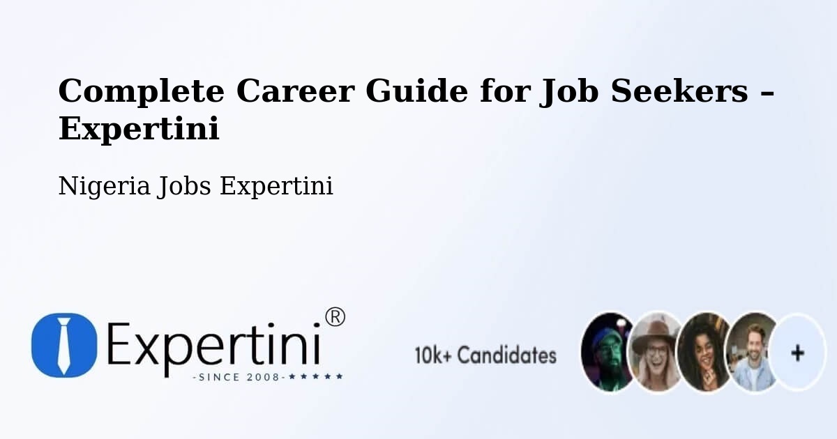 Career Guide for Job Seekers – Kende - Kende, Nigeria Jobs Expertini