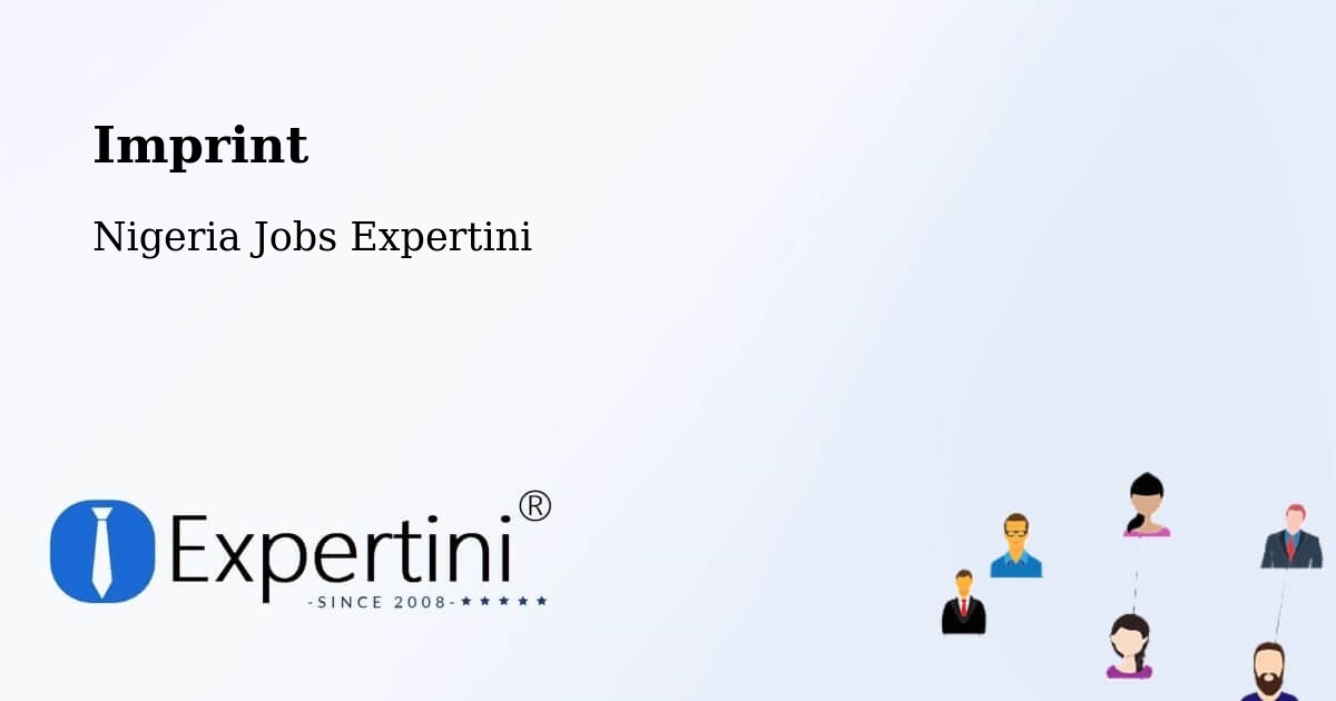 Imprint – Kende - Nigeria Jobs Expertini